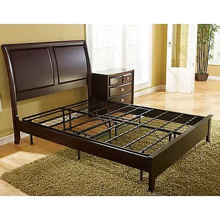 steel box spring replacement metal platform bed frame|platform beds without box springs.